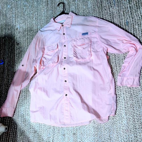 Bimini Bay Mens fishing shirt XL in Salmon - Picture 1 of 9